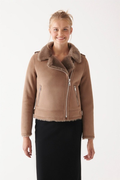 Raquel, Lammfelljacke Damen