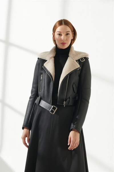 Candice, Lammfelljacke Damen