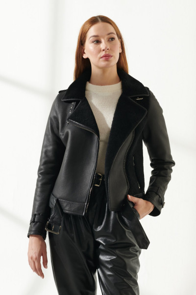 Jeannie, Lammfelljacke Damen