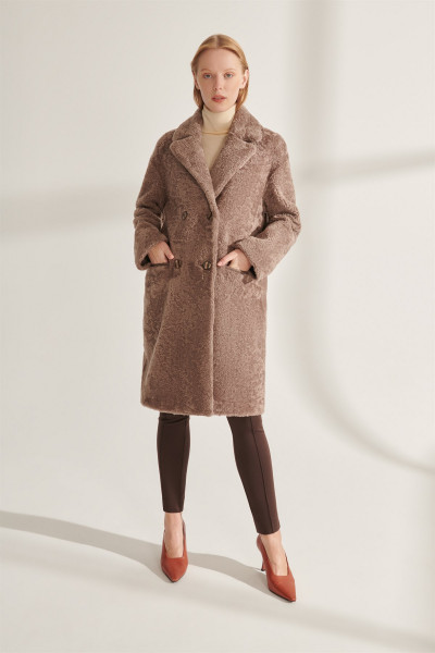 Deborah, Maßanfertigung Lammfelljacke Damen