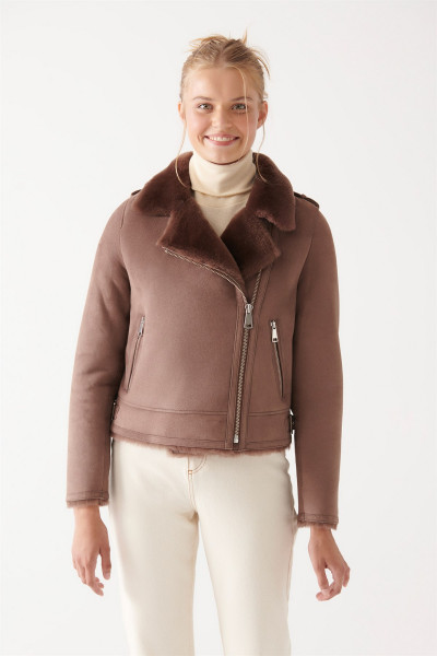 Bonnie, Lammfelljacke Damen