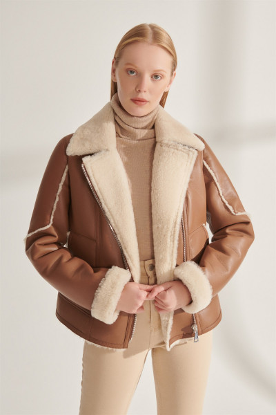 Katrina, Lammfelljacke Damen
