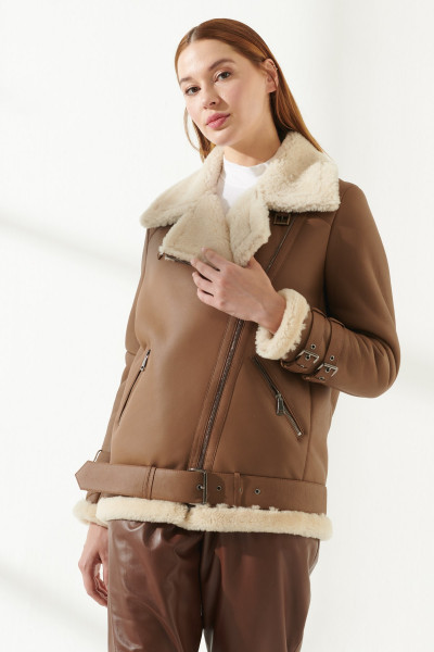 Viola Lammfelljacke Damen