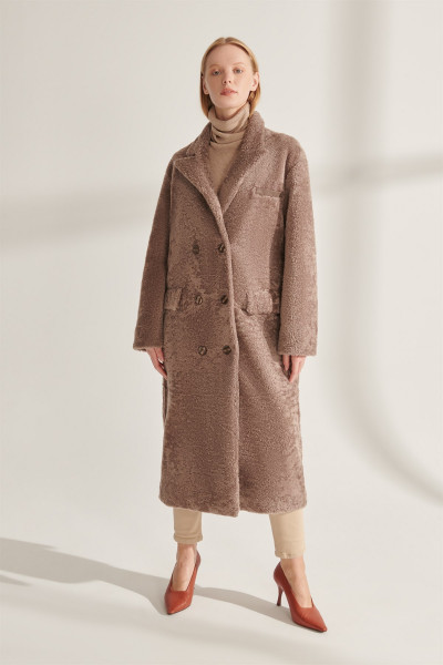 Azzurra Lammfellmantel Damen