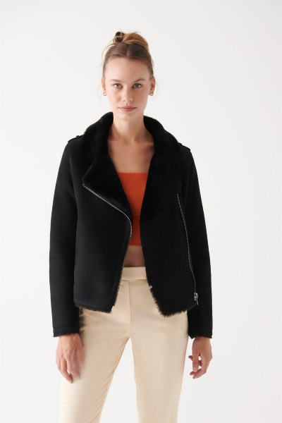 Lynette, Lammfelljacke Damen