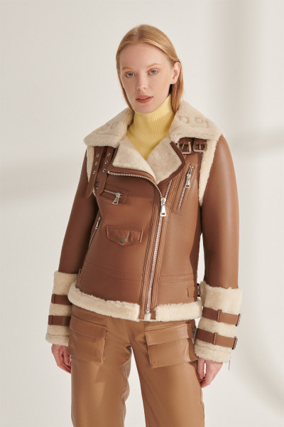 Marta Lammfelljacke Damen